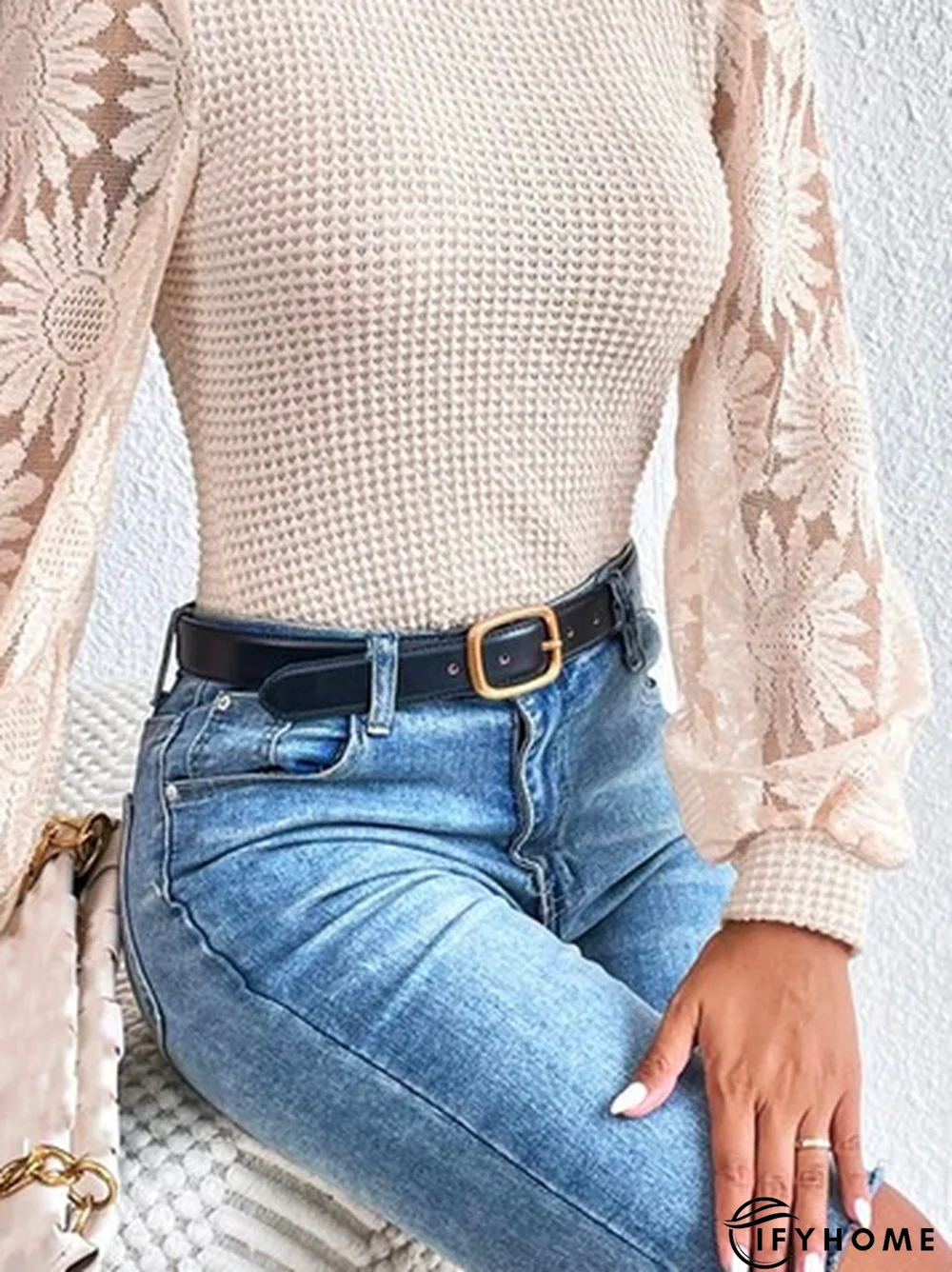 Plain Casual Regular Fit Top | IFYHOME