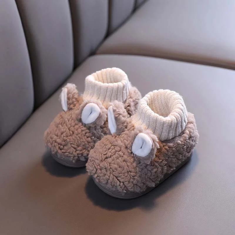 Letclo™ Winter Baby Children's Indoor Plush Cotton Shoes letclo Letclo