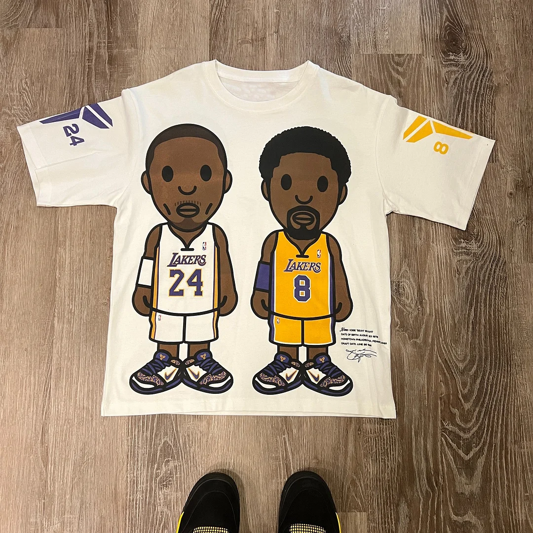 Kobe Bryant Oversized Print T-Shirt