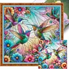 Flowers Hummingbird-11CT Stamped Cross Stitch 40*40cm tapestrymarket
