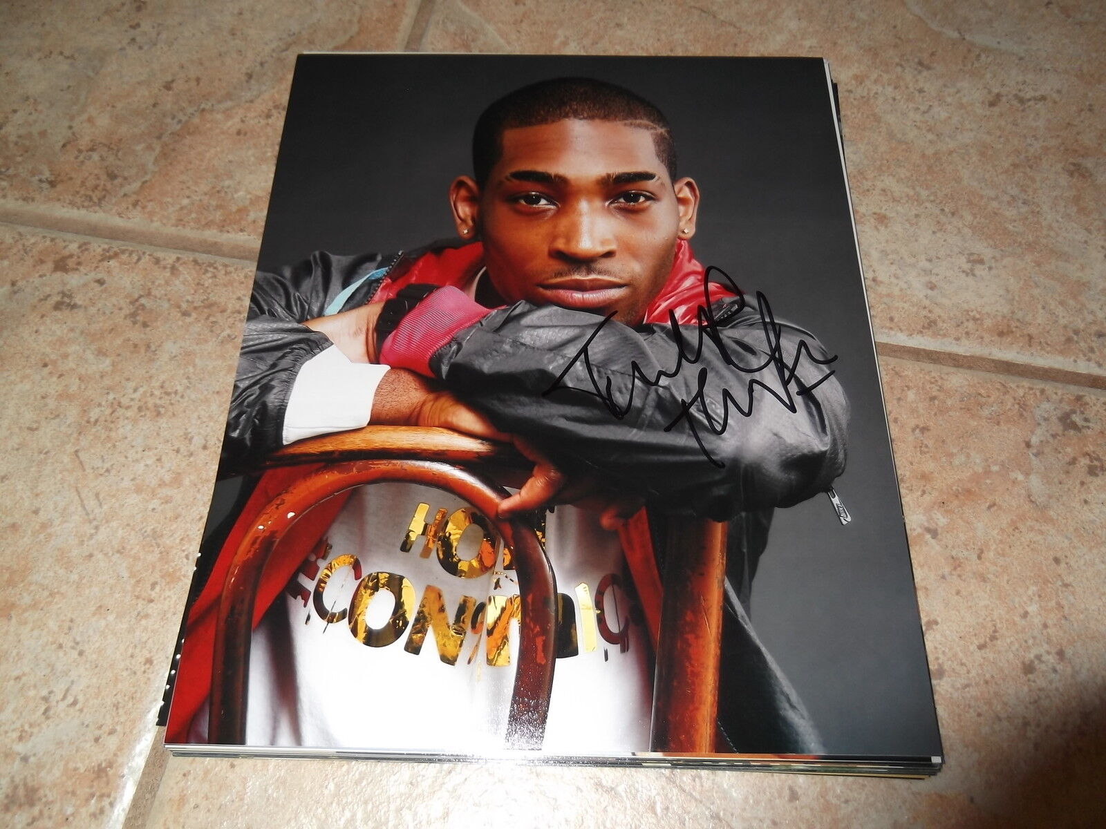 Tinie Tempah British UK Rapper Signed Autographed 8x10 Live Music Promo Photo Poster painting