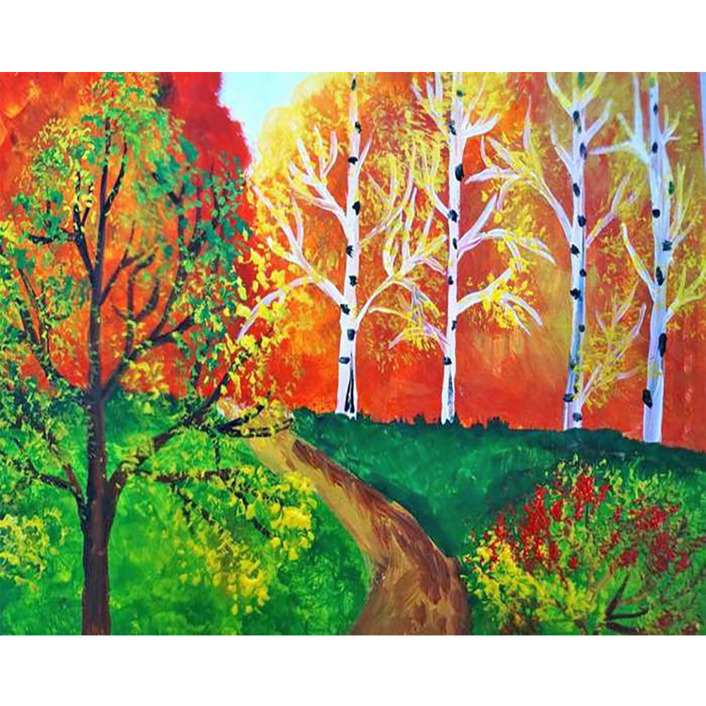 

Four Season Tree - Square Drill Diamond Painting - 50*40CM, 501 Original