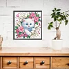 Diamond Painting-DIY Crystal Rhinestone Kitten Through