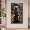 (40*70cm)DIY Full Round Drill Diamond Painting-Dragon Girl