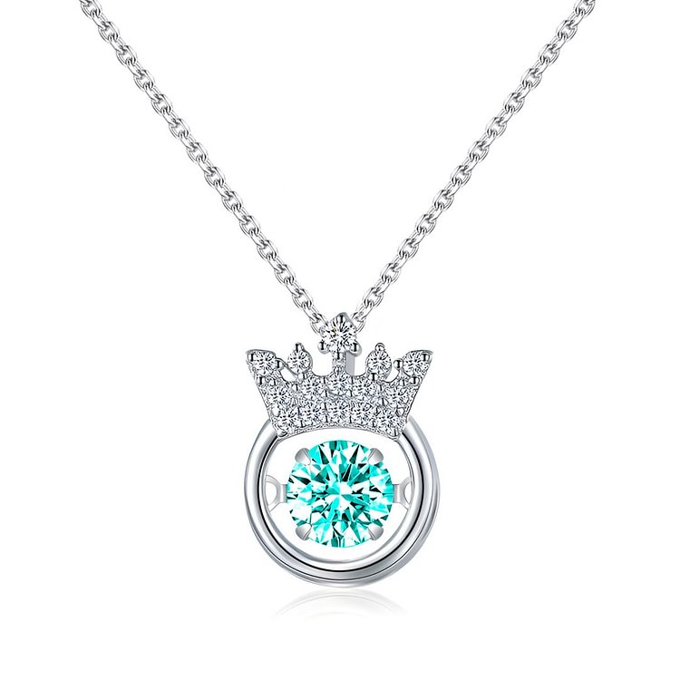For Mom - S925 Birthstone Straighten Your Dancing Necklace