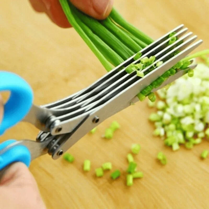 5 Blade Kitchen Salad Scissors 【LAST DAY SALE】
