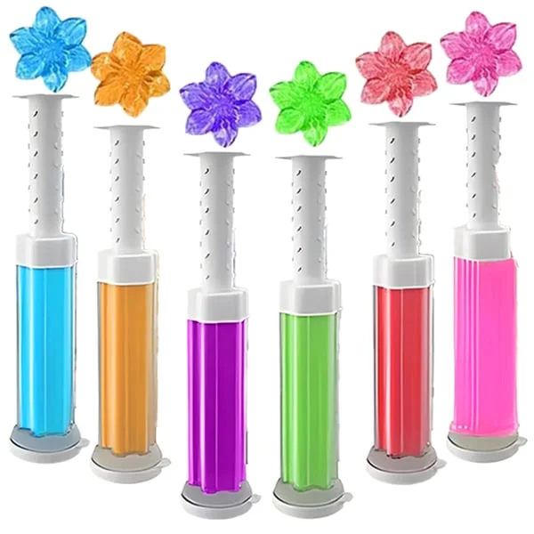 Flower Toilet Cleaner Gel Stamp