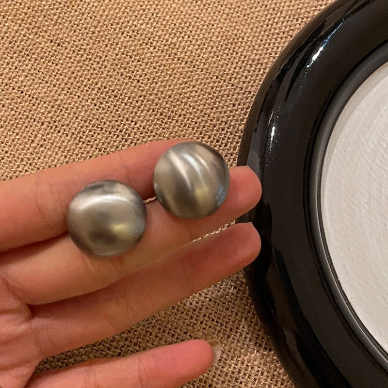 Silver Needle  Exaggerated Lovely Earrings Light Luxury High-grade Niche Earrings Fashion Metal Temperament Earrings For Women