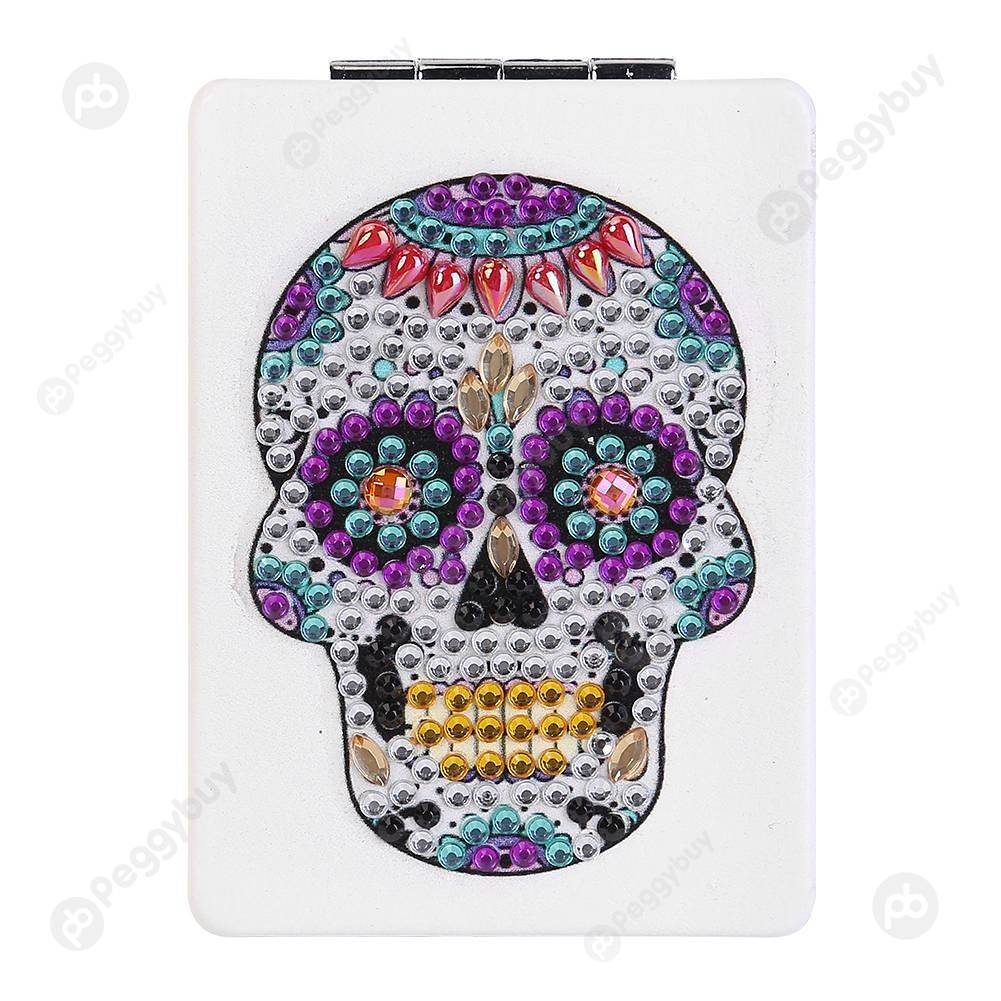 

Skull-Creative Diamond Mini Mirror, 501 Original