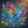 (US Local)4Pack Butterfly-Crystal Rhinestone Diamond Painting(30x30cm)