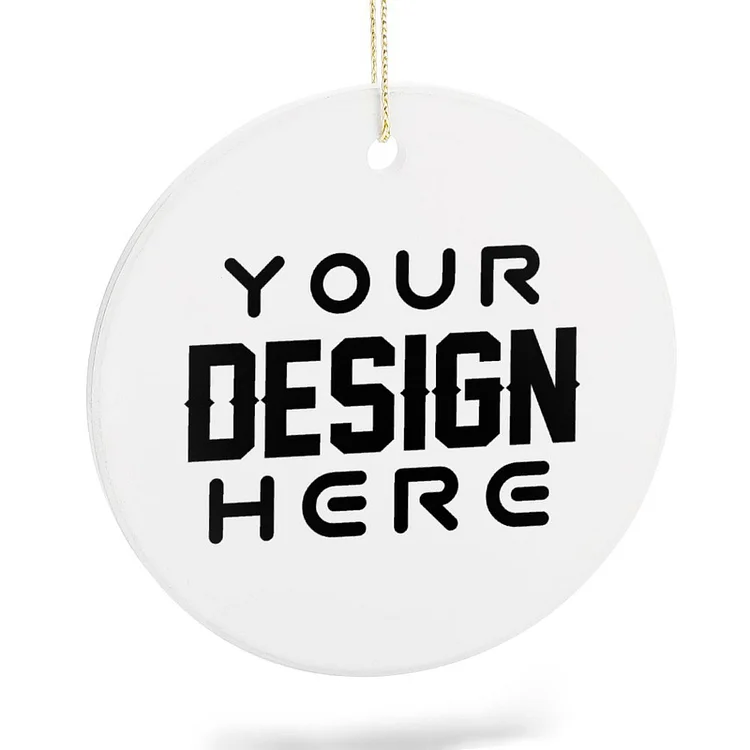 Personalized Design  Souvenirs Circular Pendant Full Print