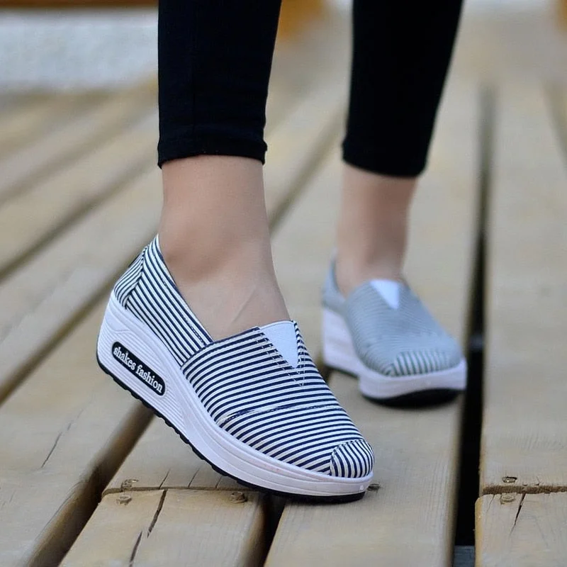 comemore Fashion Women's Shake Casual Summer Shoe Wedges Sneakers for Women Beach Tennis Sliders Trainers Ladies Shoes 2021 New