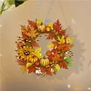 DIY Acrylic Special Shaped Diamond Painting Fall Wreath Ornament Hanging Kit