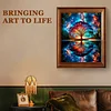 (US Only)Paint By Numbers Kit On Canvas DIY Oil Art Tree Picture Home Wall Decor40x50cm
