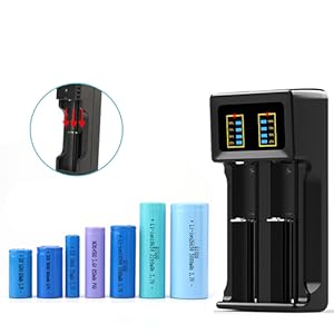 18650 USB Battery Charger 2-Bay