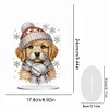 Diamond Painting Winter Dog Tabletop Ornaments Kit for Office Desktop Decor