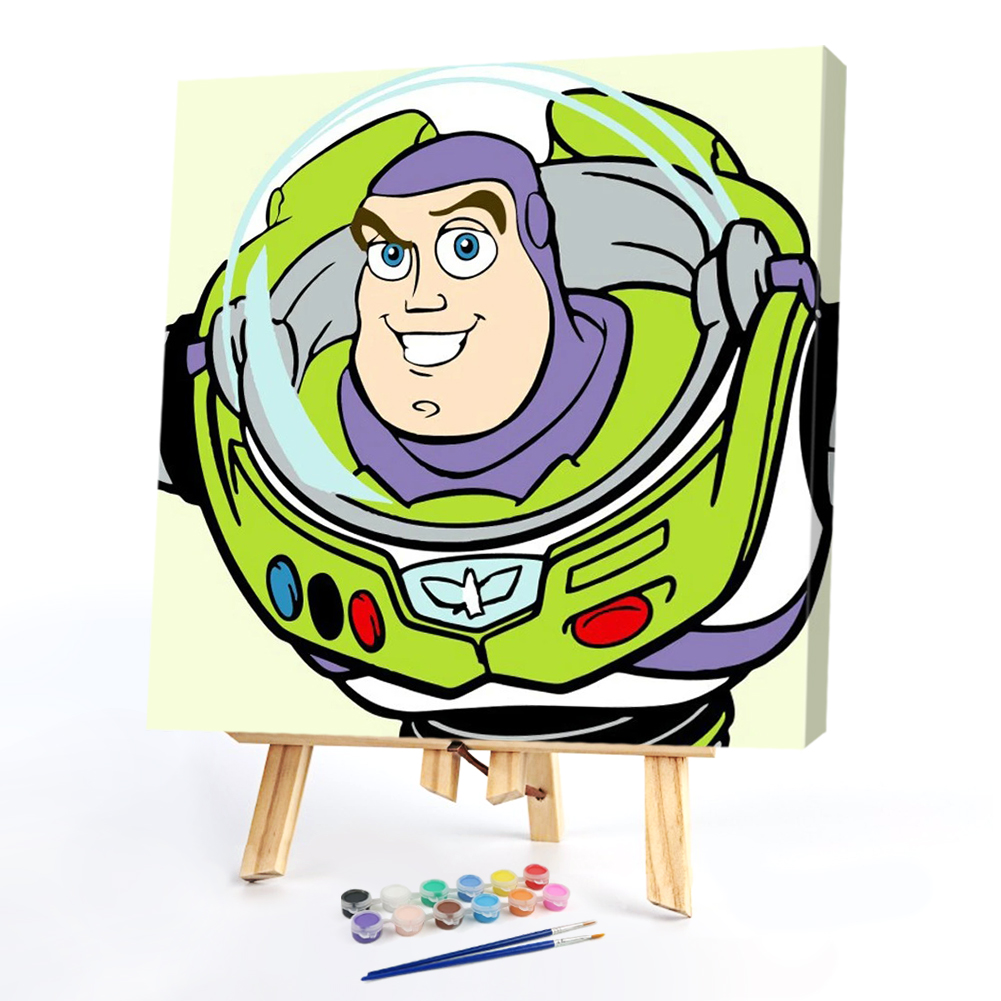 

20*20CM - Paint By Numbers - Cartoon Toy, 501 Original