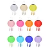 Solar Nylon Lantern Lamp Waterproof Outdoor Hanging Light Festival Decor