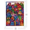 Cat-11CT Stamped Cross Stitch 40*50cm