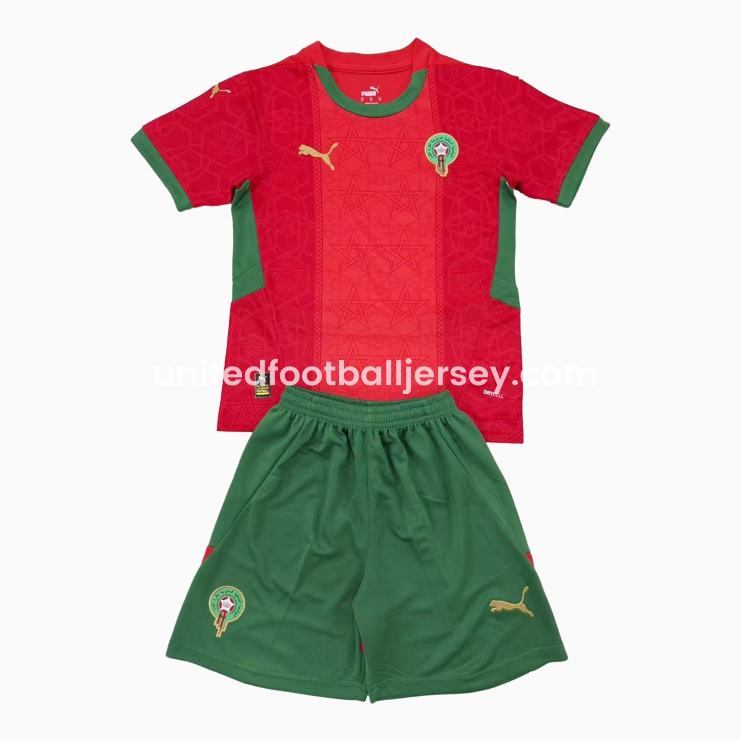 Morocco 24-25 Home Men's Adult Jersey Set - Fans Version