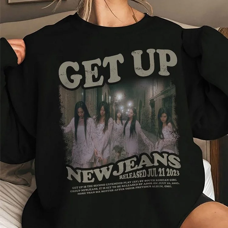 NewJeans Album Get Up Asap Concept Sweatshirt