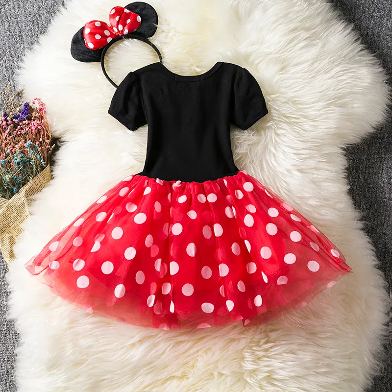 Uveng Baby Girls Dress for Summer Flower Lace Vestidos Wedding Party Kids Dresses for Girls Pearls Tulle Princess Children's Dresses