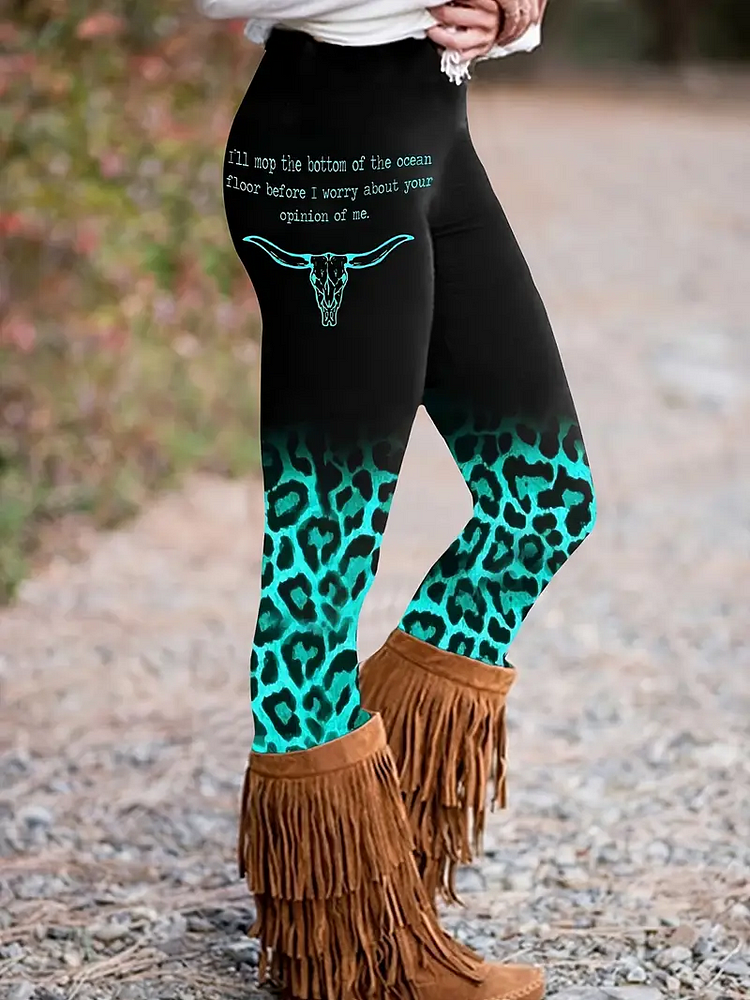 Casual Elastic Waist Stretchy Leggings