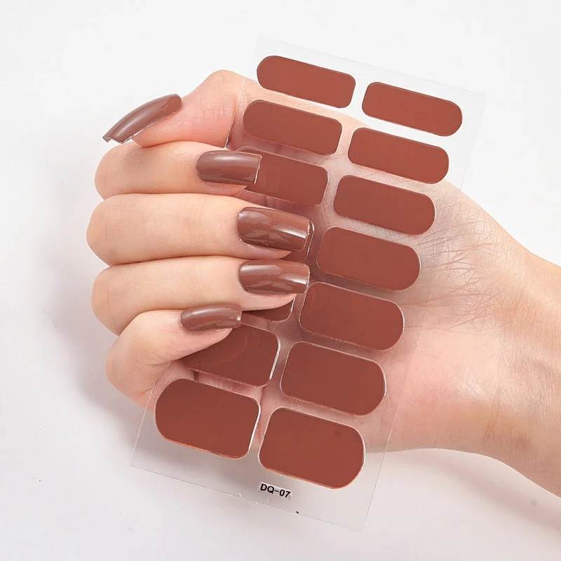 Christmas Dress Up Full Cover Nail Stickers Novidades Nail Designs Nail Designs Nails Sticker Designer Nail Accesoires