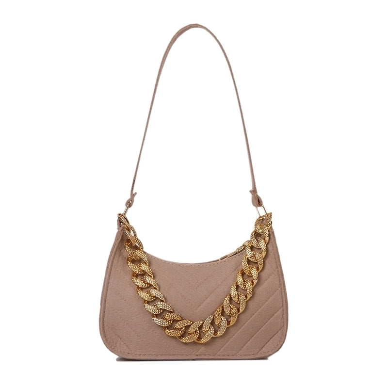 Women’s All Seasons Suede Fashion Underarm Bag