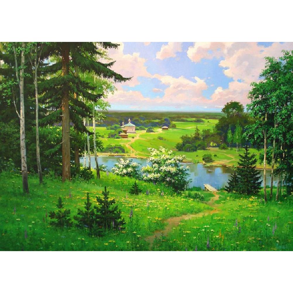 Борис Щербаков летний пейзаж