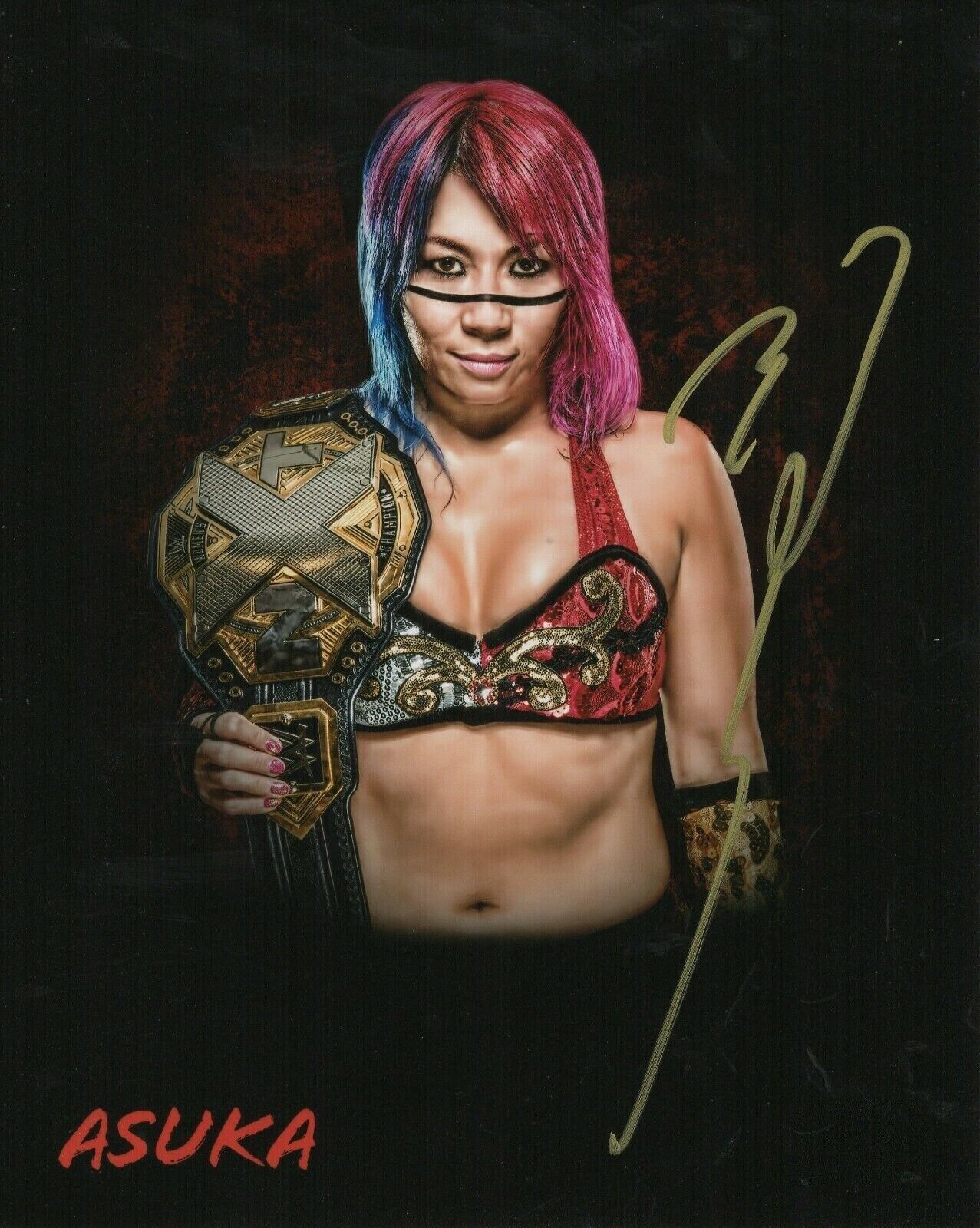 Asuka ( WWF WWE ) Autographed Signed 8x10 Photo Poster painting REPRINT ,