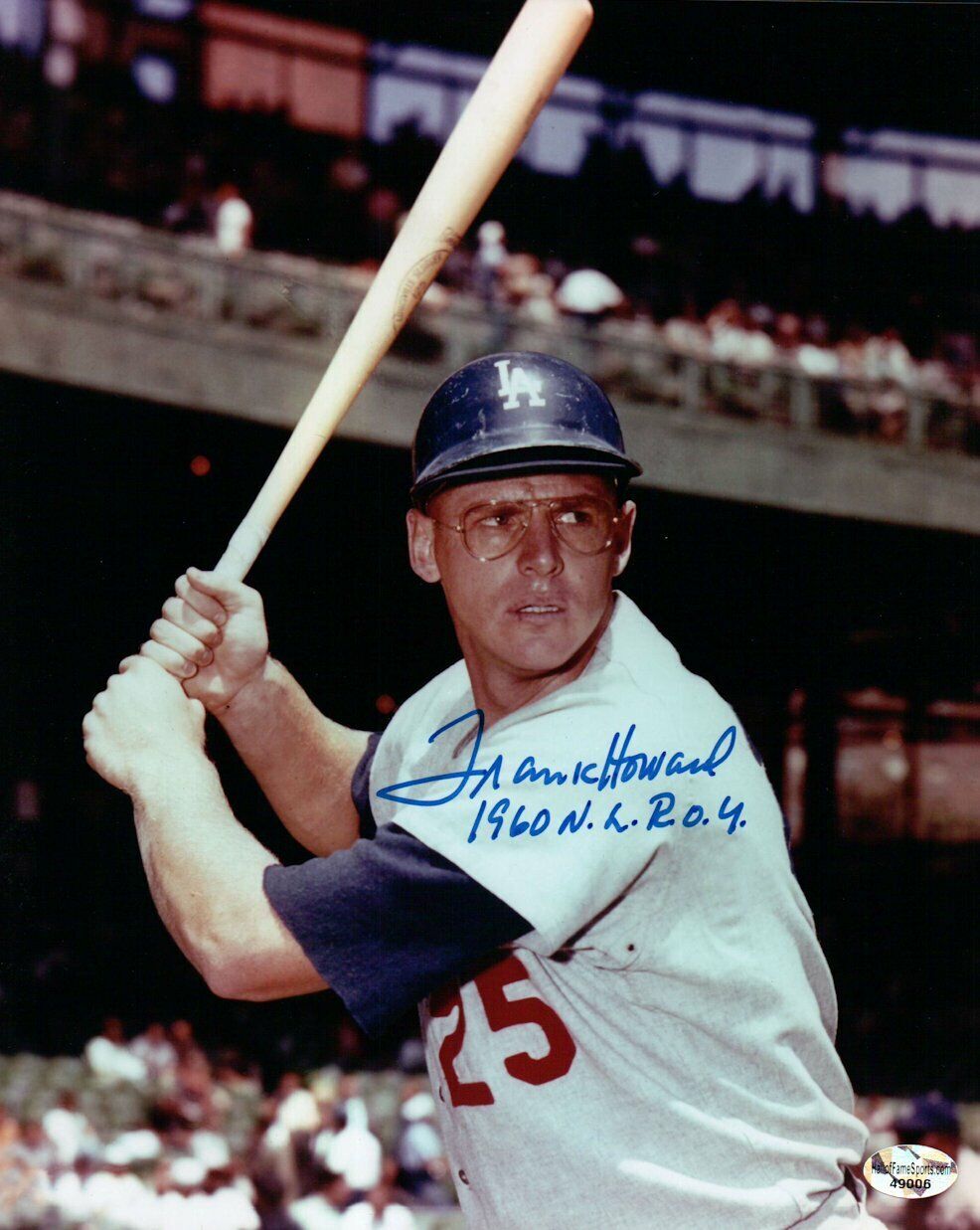 Frank Howard Signed Autographed 8X10 Photo Poster painting Dodgers 1960 NL ROY