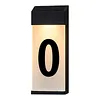 Solar Lighted House Numbers Luminous Outside Address Sign Smart Sensor Automatic LED Illumination Lamp Auto On/Off Villa Courtyard Number Plate Light Outdoor Doorplate Number Indicator