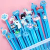 20PCS Adorable 0.5mm Black Gel Pen School Opens Season Student Office Cute Stationery