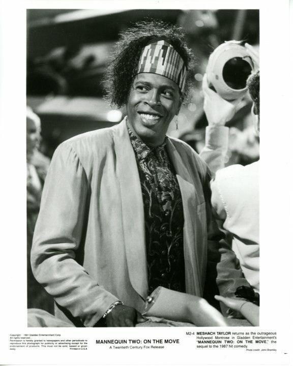 Meshach Taylor Mannequin Two: On The Move Original Press 8X10 Photo Poster painting