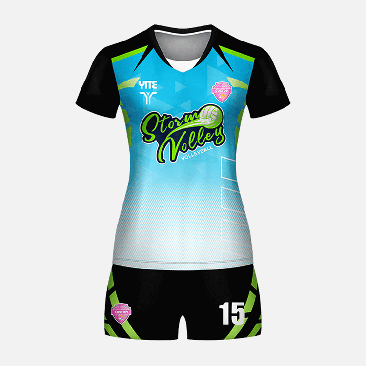 YITE | WP25-005-Black And Blue Volleyball  Uniforms