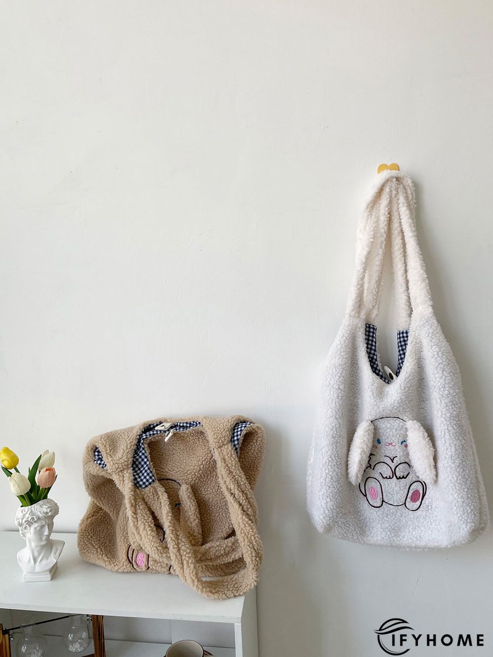 Plush New Year Cute Rabbit Shoulder Bag | IFYHOME