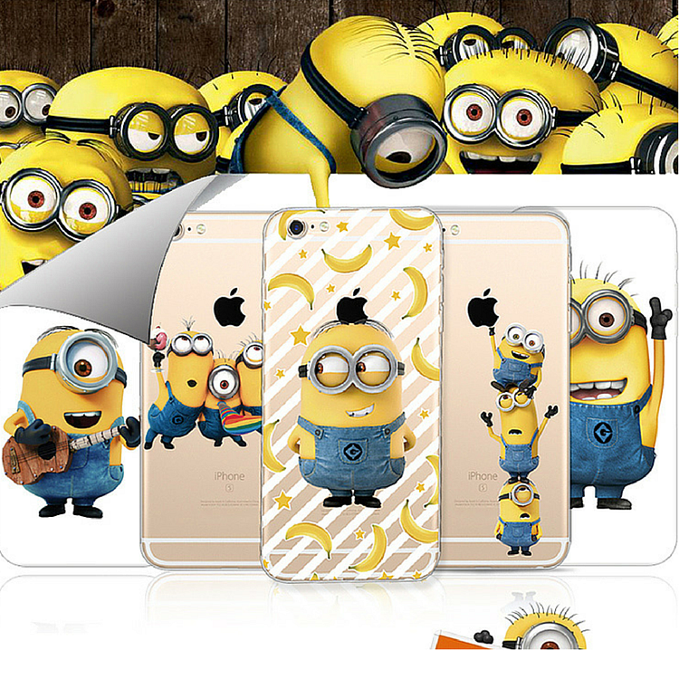 5 Designs Kawaii Minions Iphone Phone Case SP165058