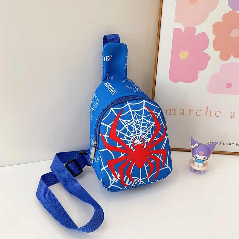 Unisex Medium Nylon Cartoon Classic Style Streetwear Square Zipper Fanny Pack