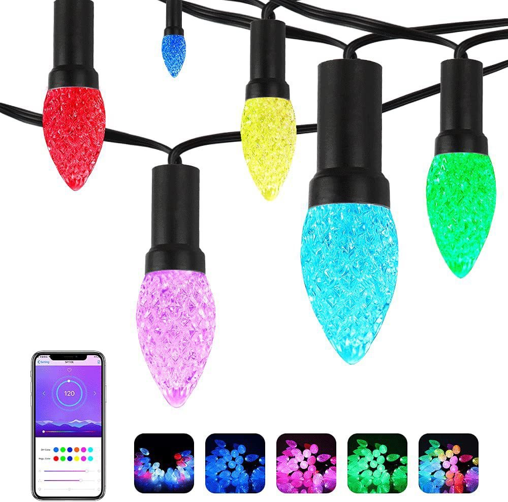 LED String Lights Outdoor Garden Christmas Decoration String Lights LED Bulb Crystal Smart String Lights RSH-Staw001  Deutsche Aktionsprodukte Full Strike Gmbh