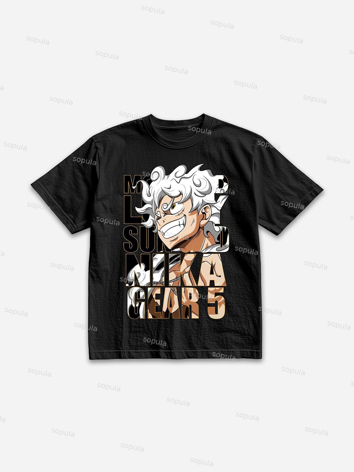Men's Anime Characters Graphic Cotton T-shirt - SOPULA