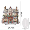 5D DIY Diamond Painting Special Shape Desk Ornament Winter House Decor Kit