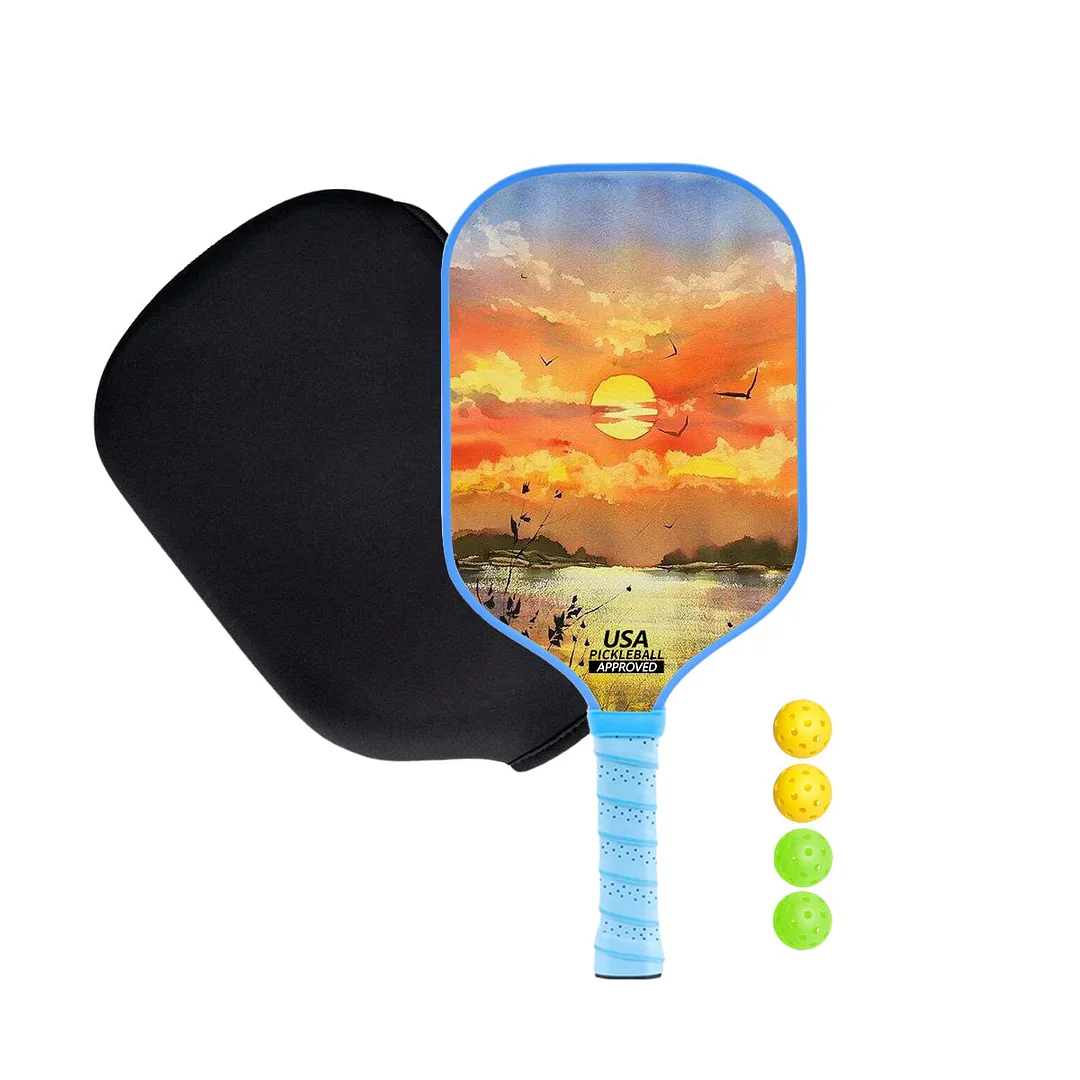 Original Paddle (16mm) T700 Sandblasted Carbon Fiber-Sunrise Sky Paddle