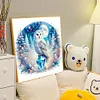 Diamond Painting-DIY Full Round Drill Owl（40*40CM)
