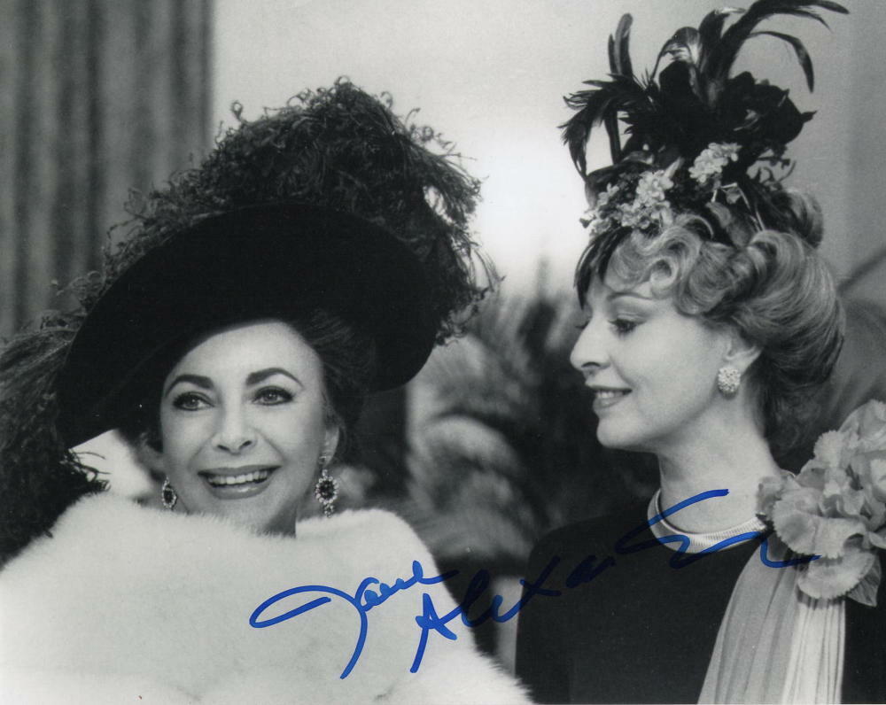 JANE ALEXANDER - SIGNED AUTOGRAPH 8X10 Photo Poster painting - TERMINATOR, ELIZABETH TAYLOR