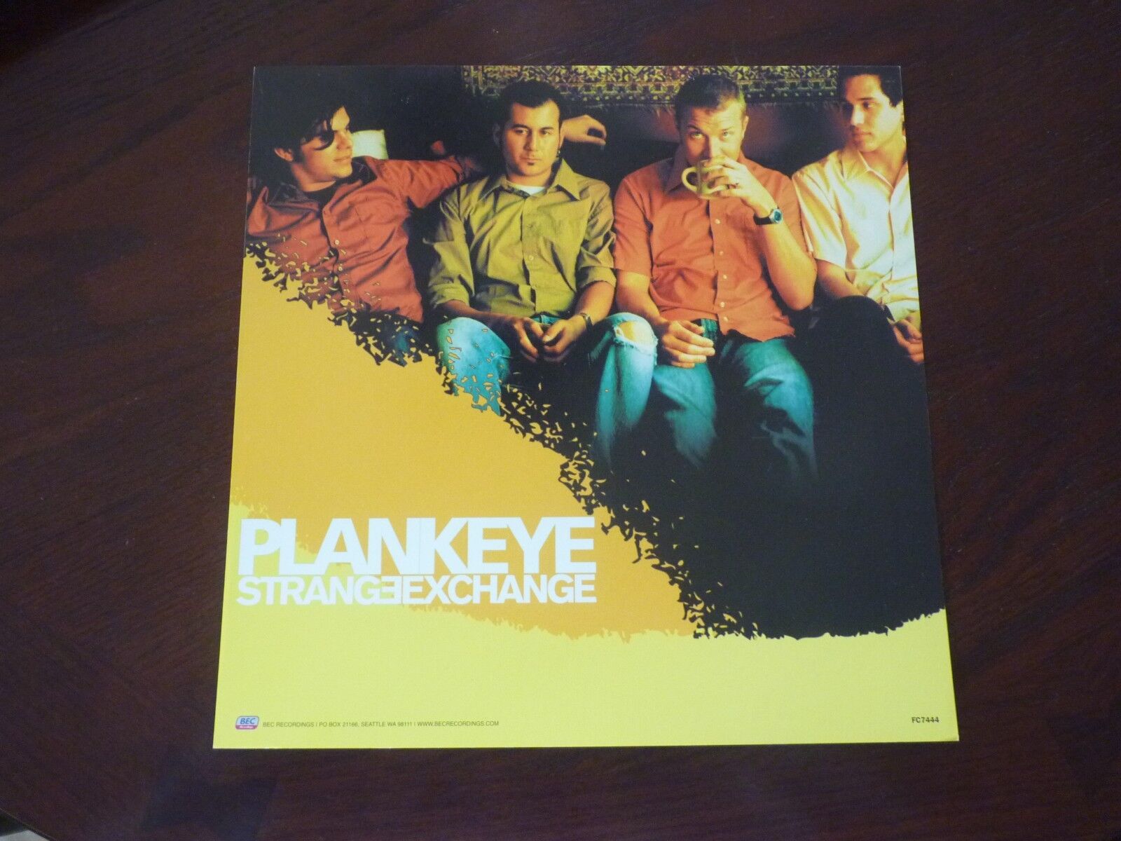 Plankeye Strange Exchange Promo LP Record Photo Poster painting Flat 12x12 Poster