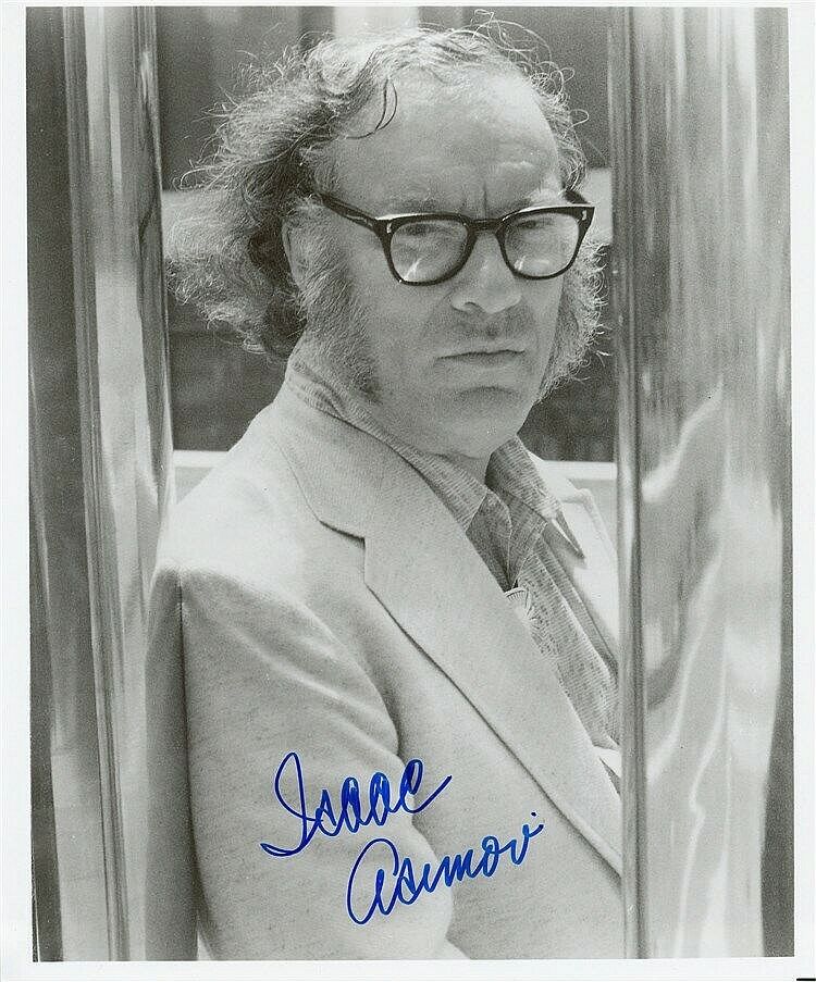 ISAAC ASIMOV Signed Photo Poster paintinggraph - American Novellist / Author SCI-FI - preprint