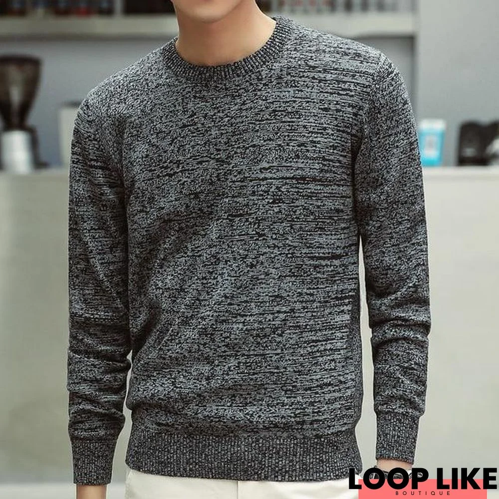 Men Sweaters Fashion Casual Slim Fit Cotton Knitted Mens Sweaters Pullovers Men Brand Clothing Knitwear