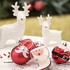 2 BOXES Christmas Santa 6cm Snowing Ball 9PCS Christmas Tree Party Decoration Props