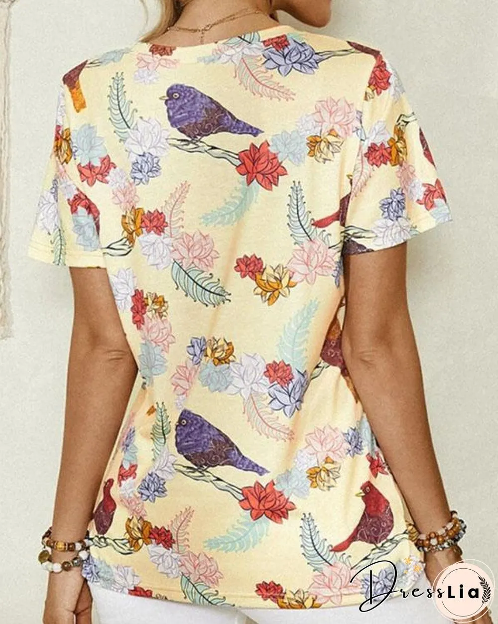 Women's Vintage Casual Printed Summer Tops